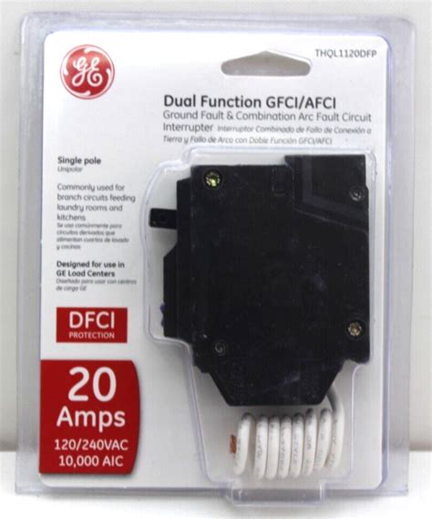 THQL1120DFP Single Pole Dual Function GFCI AFCI Ground Fault