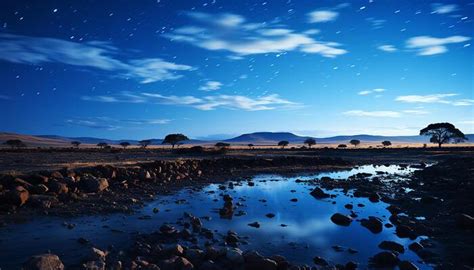 Desert Landscape Night Stock Photos, Images and Backgrounds for Free ...