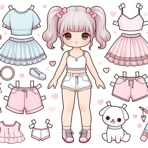 Papel Paper Doll Para Imprimir - 8