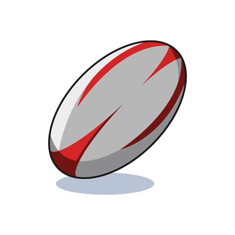 Premium Vector Rugby Ball Icon Design Vector Template