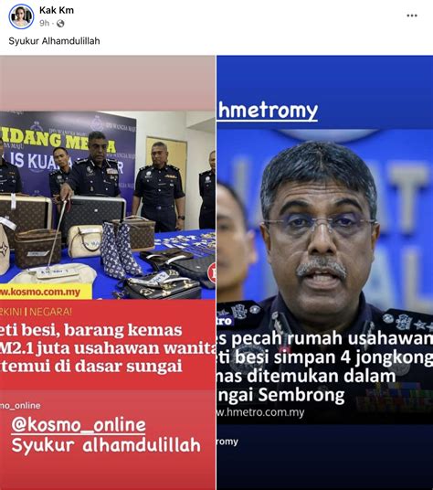 Sah Rumah Kena Pecah Kak Km Luah Syukur Barangan Rm Juta Ditemui