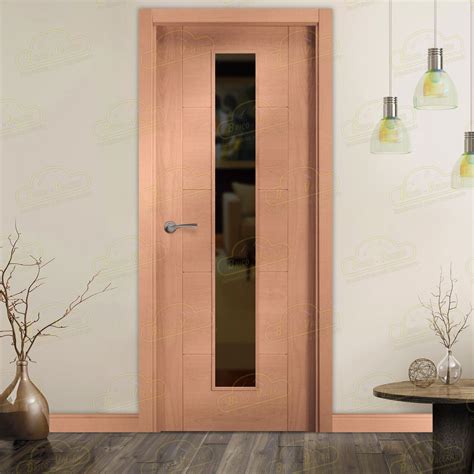 Puerta Block Interior Lisa Moderna Serie Vp5 V1c Haya Brico Valera