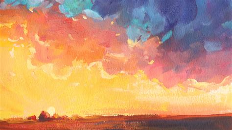 Mastering Gouache: Atmospheric Landscapes for Beginners