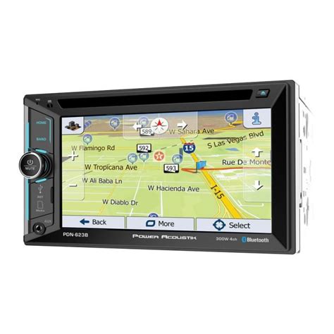 Power Acoustik Pdn B Double Din Inch In Dash Dvd Cd Sd Am Fm