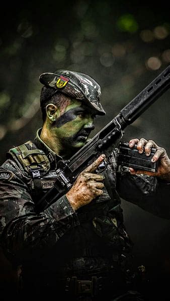 Exercito Brasileiro Guerra Na Selva Guerreiro De Selva Hd Phone