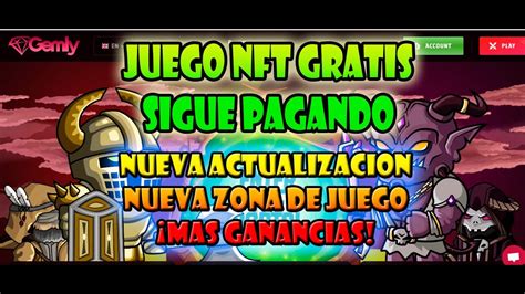 🤑 Nueva Actualizacion Esta Muy Buena🤑 Gemly Nft Game Gratis Youtube