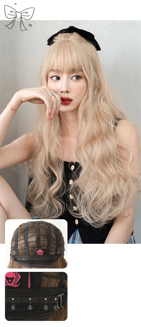 Natural Looking Blonde Heat Resistant Synthetic Party Daily Wigs With Bangs FloraShe