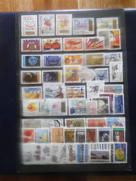 FRANCE LOT 60 TIMBRES oblitérés récent autoadhésifs EUR 2 90 PicClick FR