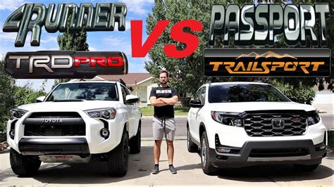 2023 Toyota 4runner Vs 2023 Honda Passport Trailsport Which Off Roader Is Best Youtube