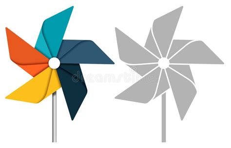 Pinwheel Stock Illustrations Vecteurs Clipart Stock