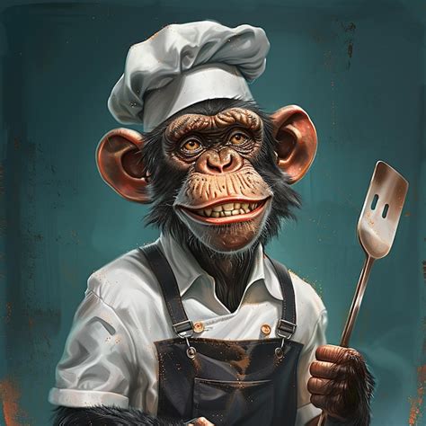 Monkey Chef Wall Art Images Free Download On Freepik