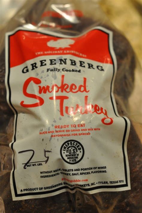 Greenberg Smoked Turkey – Foodie Lawyer