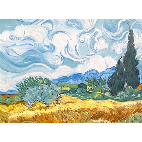 Vincent Van Gogh Campo Di Grano Con Cipressi Pg Plaisio Gr