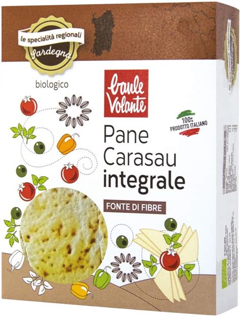 Pane Carasau Integrale Baule Volante Agricoltura Biologica Naturas