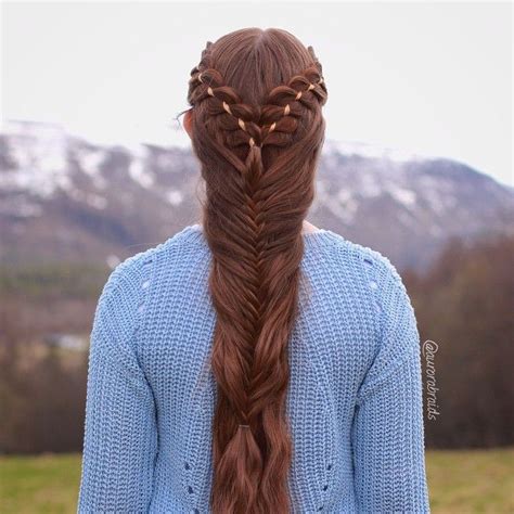 Mia Linda On Instagram Strand Ribbon Braids Into A Mermaid