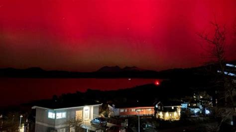 Impresionantes Auroras Boreales En Ushuaia Por La Intensa Tormenta