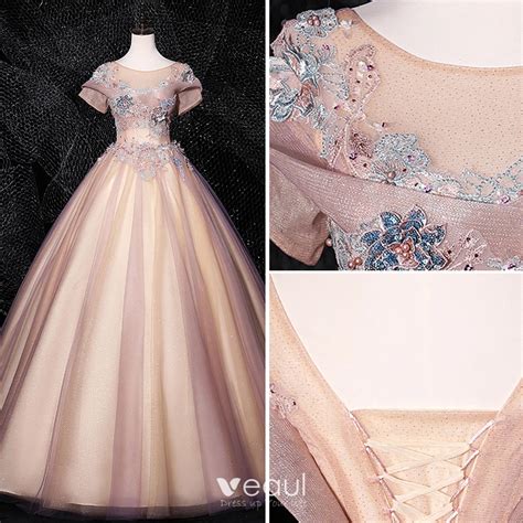 Vintage Originale Rougissant Rose Quinceañera Robe De Bal 2020 Robe