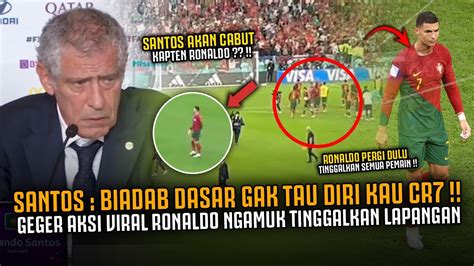 GEGER AKSI VIRAL RONALDO TINGGALKAN LAPANGAN Teganya CR7 Tinggalkan