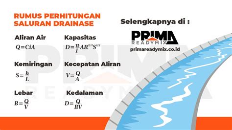 5 Rumus Perhitungan Saluran Drainase Prima Ready Mix