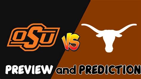 Texas Vs Oklahoma State Big Championship Preview And Prediction