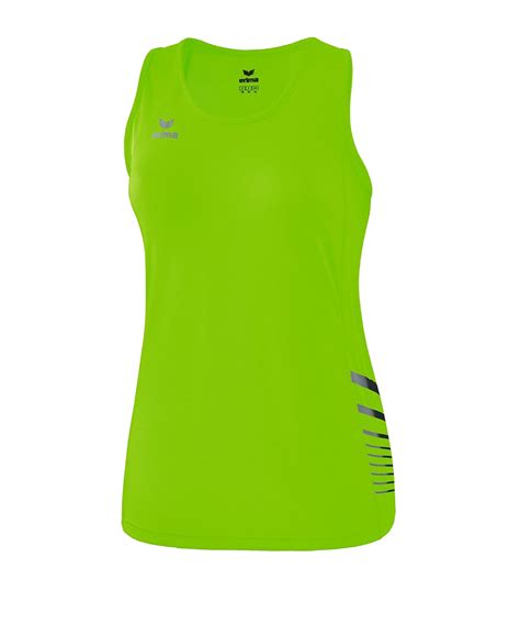 Erima Race Line 2 0 Running Singlet Damen Grün Laufbekleidung Running