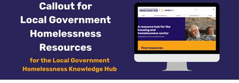 Callout For Local Government Homelessness Resources