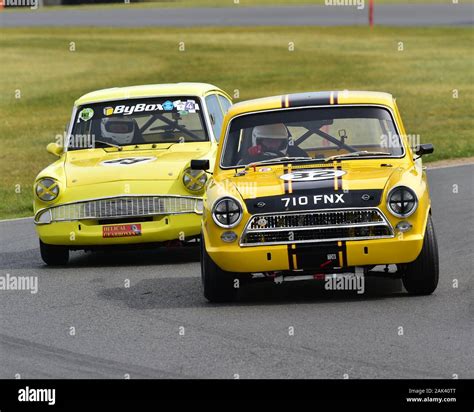 Richard Belcher Ford Lotus Cortina Bob Bullen Ford Anglia E