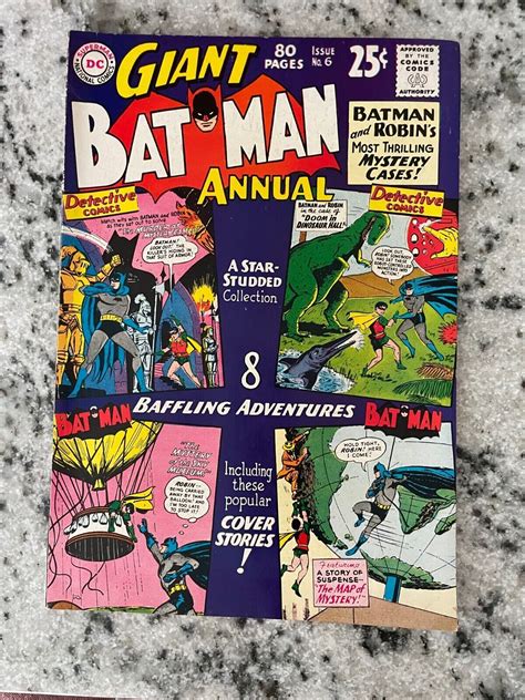 Giant Batman Annual 6 Nm Dc Comic Book Robin Gotham Joker Catwoman