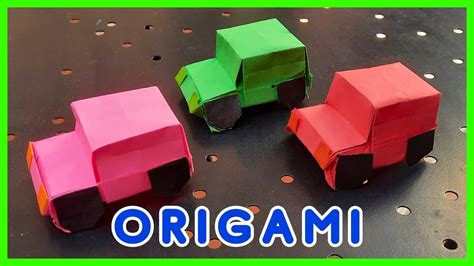 C Mo Hacer Un Auto De Papel En D Origami Nivel Medio Youtube