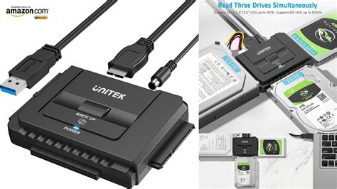 Unitek Usb To Ide Sata Converter External Hard Drive Adapter Kit