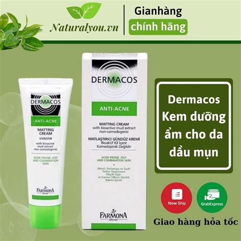 Kem D Ng Gi M M N D U Nh N Farmona Dermacos Anti Acne Matting Cream