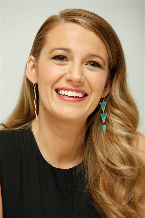 Blake Lively Age Of Adaline Press Conference In Beverly Hills