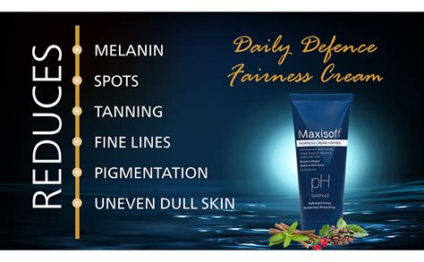 Maxisoft Fairness Cream For Men Anti Aging Tan Dark Spot Removal