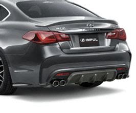 Impul Aerodynamic Rear Bumper Body Kit Pieces For Infiniti Fuga Y51