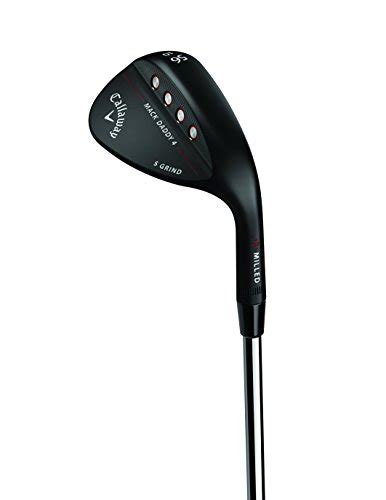 Callaway Golf Men S Matte Black Mack Daddy 4 Steel Wedge Flex Right