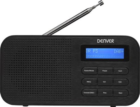 Denver Dab Radio Draagbare Radio Met Fm En Dab Lcd Scherm Dab