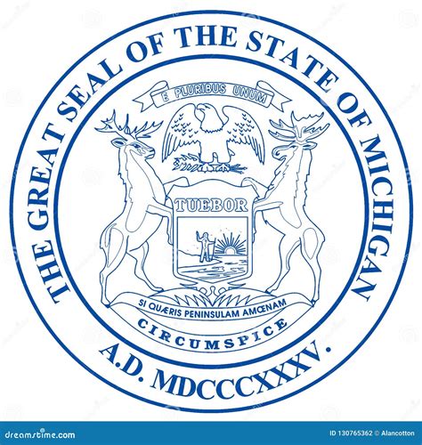 Michigan State Seal Stock Photo | CartoonDealer.com #130765362