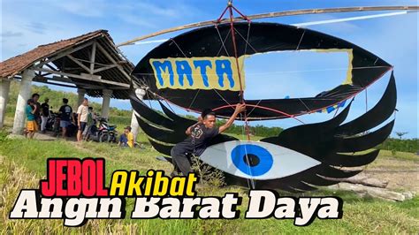 Layangan Mata Dewa Tumbang Diterjang Angin Barat Daya YouTube