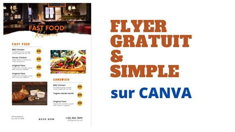 Comment Créer un Flyer Simple et Gratuit sur Canva YouTube