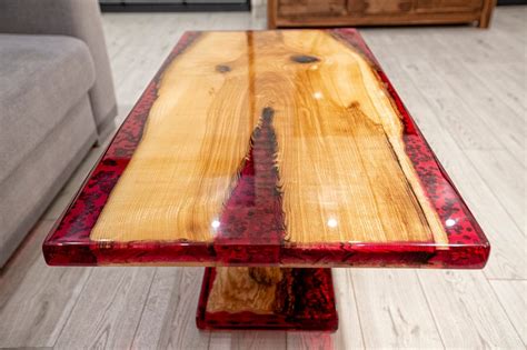 Custom Made Epoxy Wood Resin Table Stół Żywica Drewno Epoxidharz Tisch