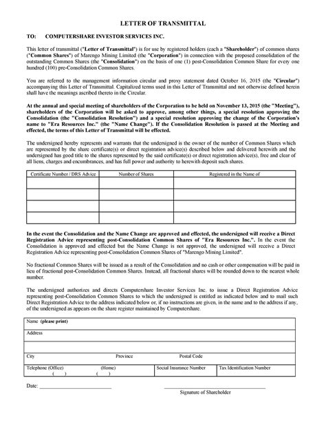 Letter Of Transmittal Great Examples Templates Templatelab