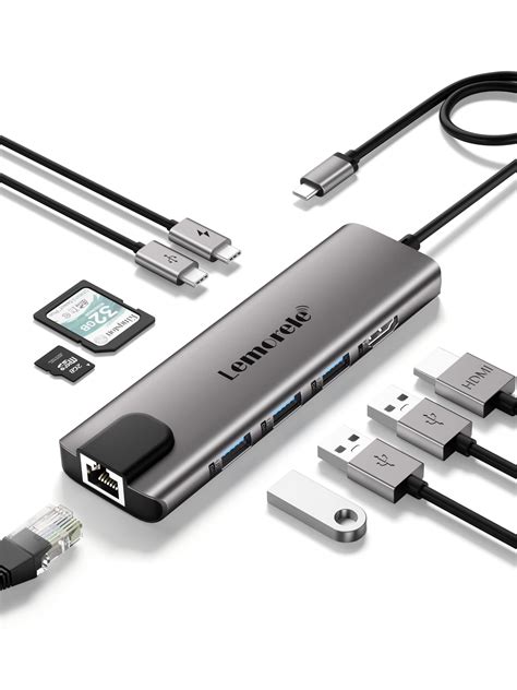 Hub Usb C Lemorele Adaptadorb09lm2t7gc