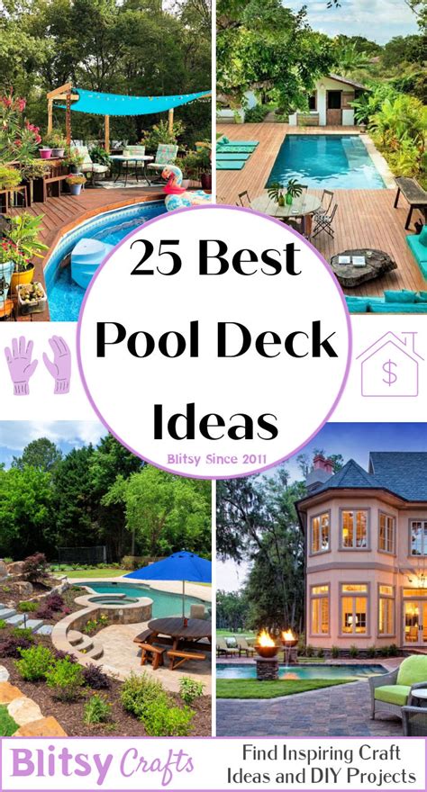 25 Inspiring Pool Deck Ideas - Blitsy