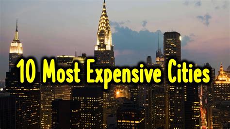 The 10 Most Expensive Cities In America For Overall Cost Of Living Youtube