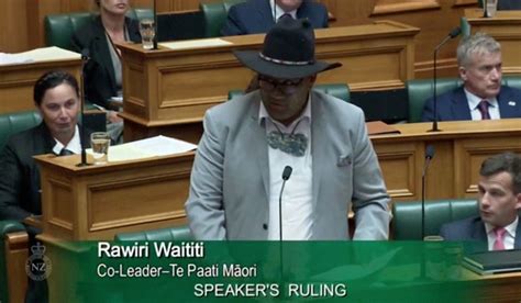 Maori leader Rawiri Waititi ejected from New Zealand parliament for not wearing tie | South ...