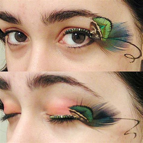 Check Out These Amazing False Lashes Eyelash Jewelry Feather