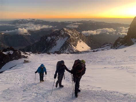 Aconcagua Climbing Expedition Route Map - Alpenglow Expeditions