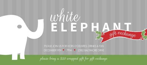 16 Best White Elephant Party Ideas | white elephant party, white elephant, elephant