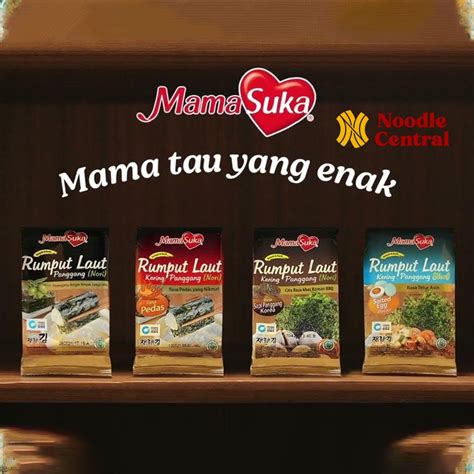 Jual MamaSuka Snack Rumput Laut Kering Panggang GIM Nori 1 PCS