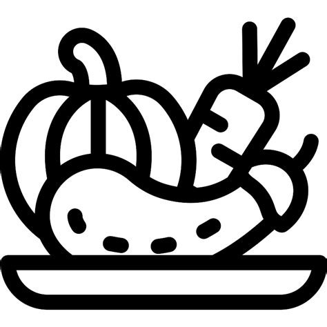 Vegetables Pumpkin Vector SVG Icon SVG Repo